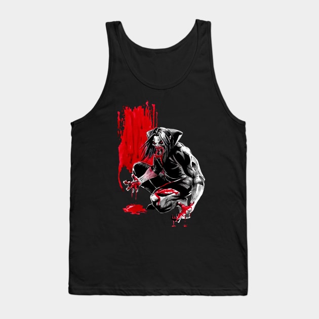 Morbius Vampire - Inktober Tank Top by Jomeeo